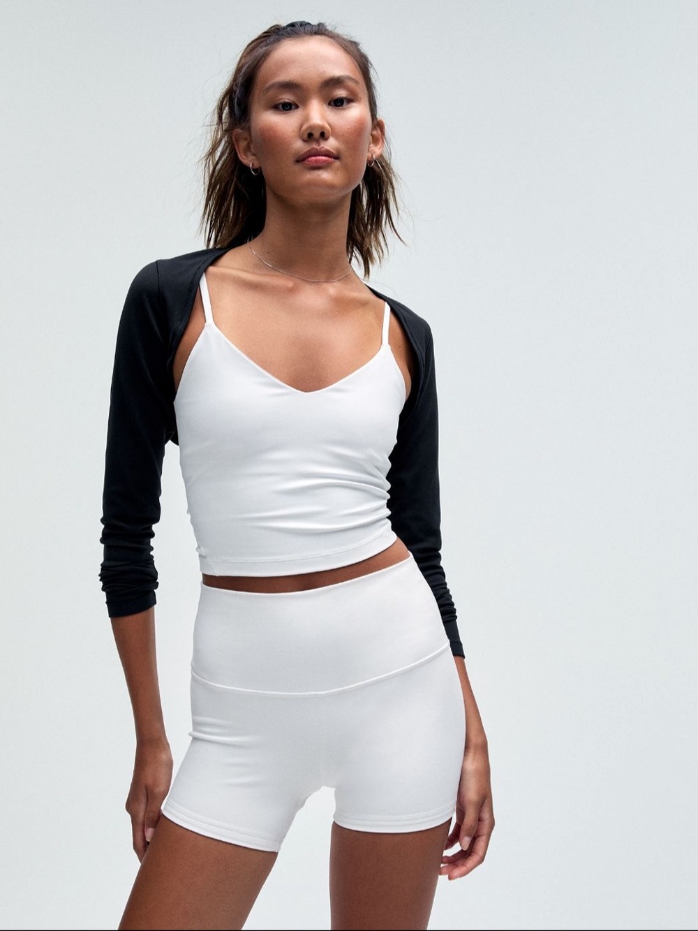 Lululemon Align Cropped Cami Tank A/B White Sz 8 NWT